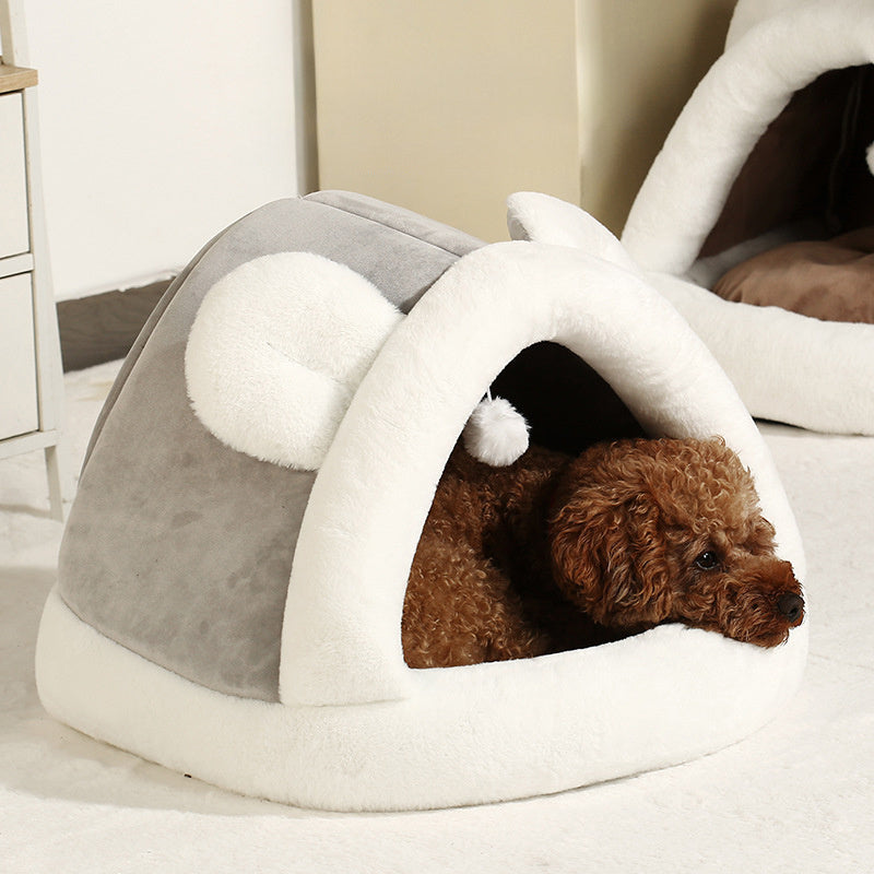 Tente Cocoon PETSHOP — Refuge Douillet pour Chat & Petit Chien