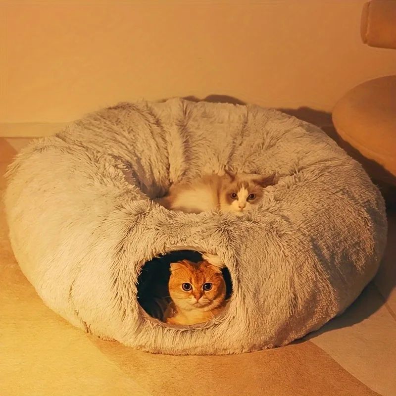 Lit Douceur Hivernal – Cocoon Chaud pour Chats & Petits Chiens
