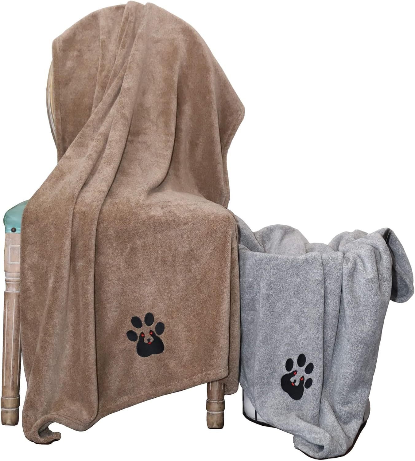 Serviette Microfibre Luxe PETSHOP — Absorption & Douceur Ultime