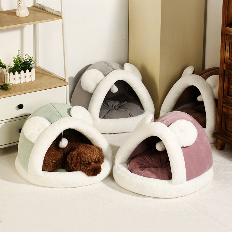 Tente Cocoon PETSHOP — Refuge Douillet pour Chat & Petit Chien