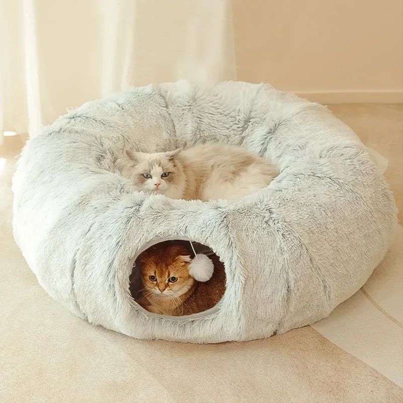 Lit Douceur Hivernal – Cocoon Chaud pour Chats & Petits Chiens