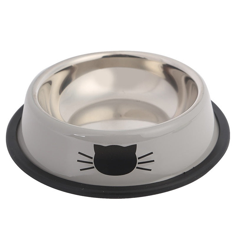 Bol Inox Antidérapant PETSHOP pour Chat & Petit Chien