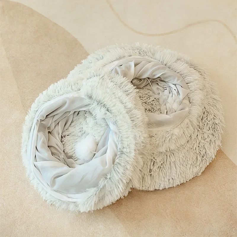Lit Douceur Hivernal – Cocoon Chaud pour Chats & Petits Chiens