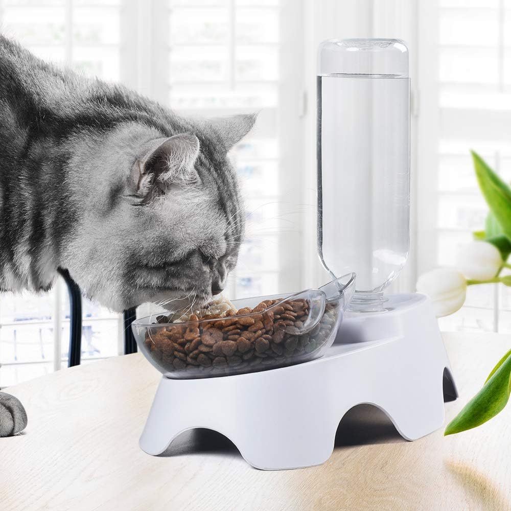 Set Double Bol Intelligent PETSHOP — Nourriture & Eau Automatique