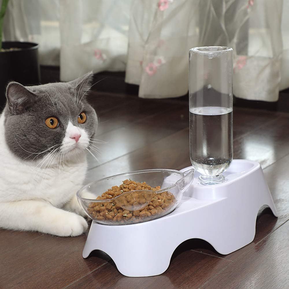 Set Double Bol Intelligent PETSHOP — Nourriture & Eau Automatique