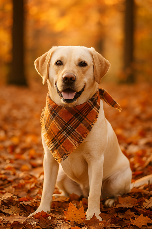 Bandana Automnal PETSHOP — Élégance & Chaleur pour Chien et Chat