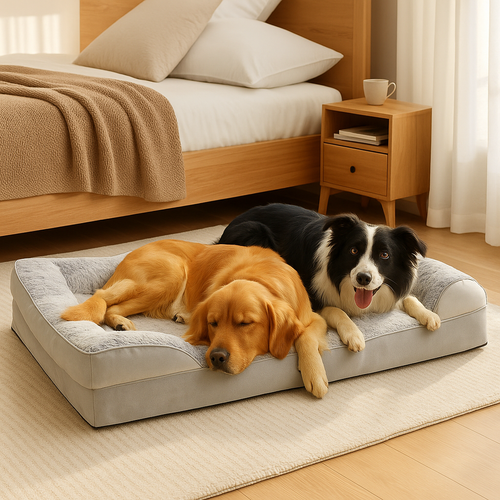 Lit Orthopédique Premium pour Chien & Chat