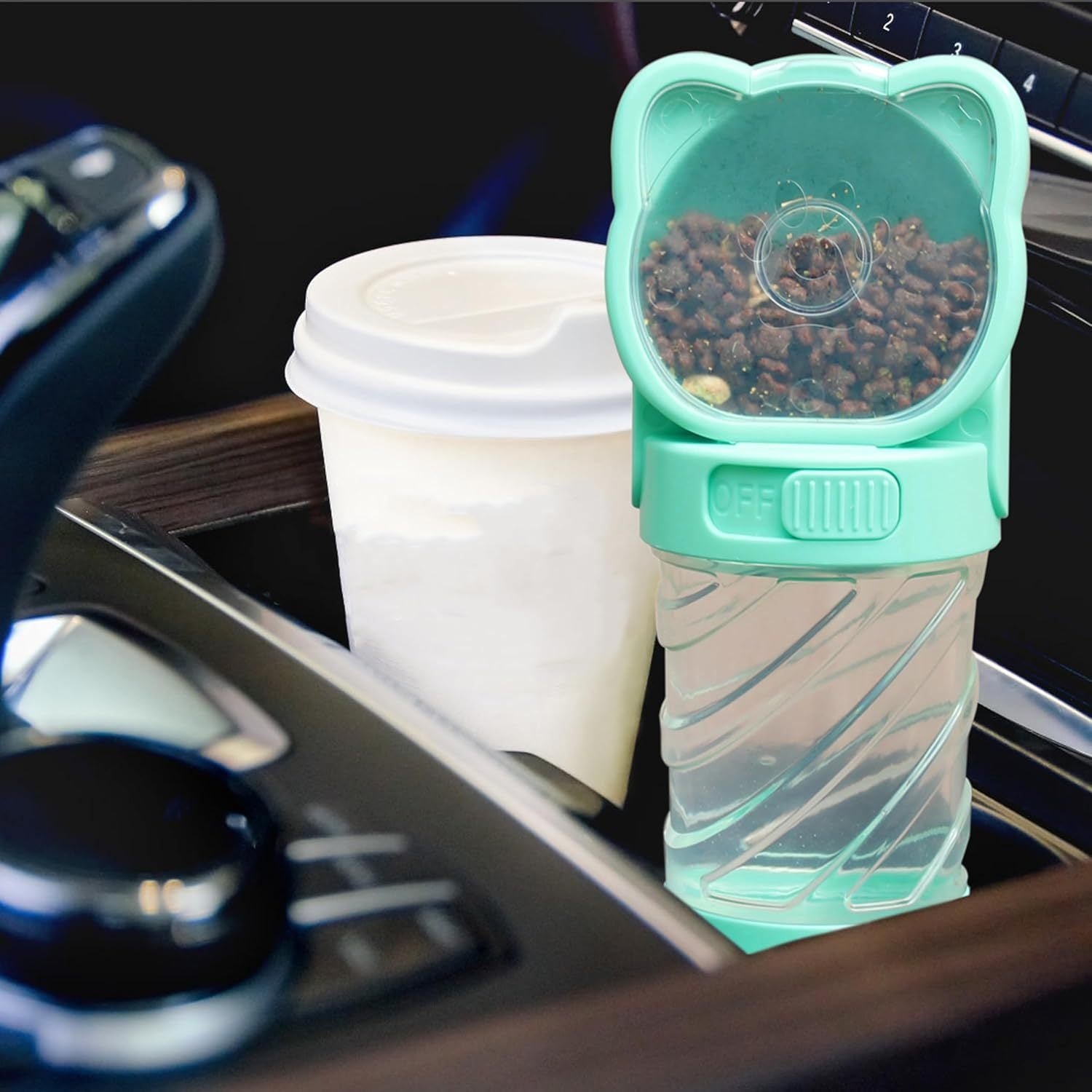 3-in-1 Portable Dog Water Bottle - Water, Food &amp; Waste Bags 